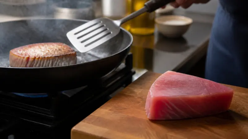 Thon à la poêle : 3 astuces pour une cuisson parfaite