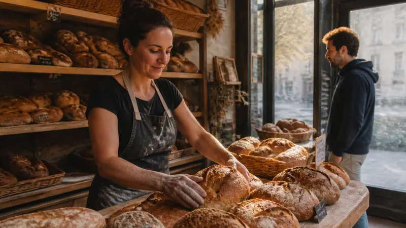 Comment distinguer un authentique pain artisanal dans une boulangerie française ?